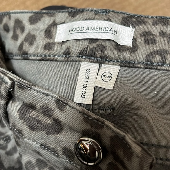 Cute leopard print Good American soft jeans brand new with tags - Picture 4 of 4